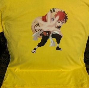 Yellow 3D Garaa of the sand logo xl tshirt